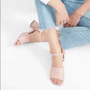Everlane The Block Heel Sandal- Blush Pink Size 9